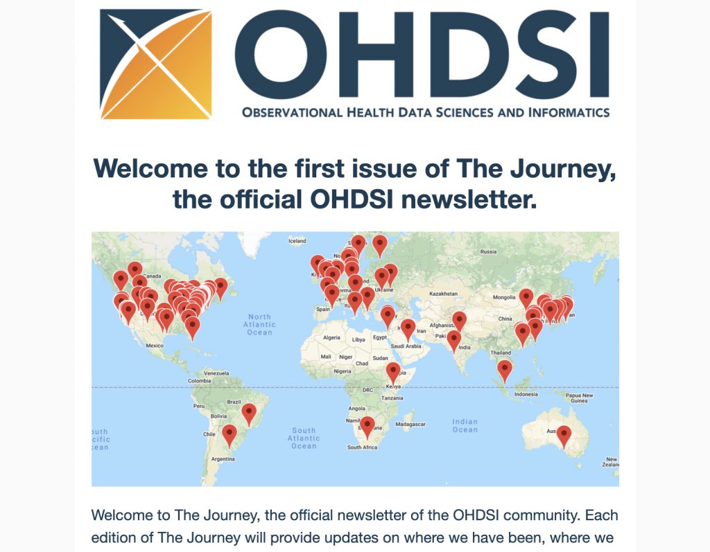 The Journey Newsletter OHDSI