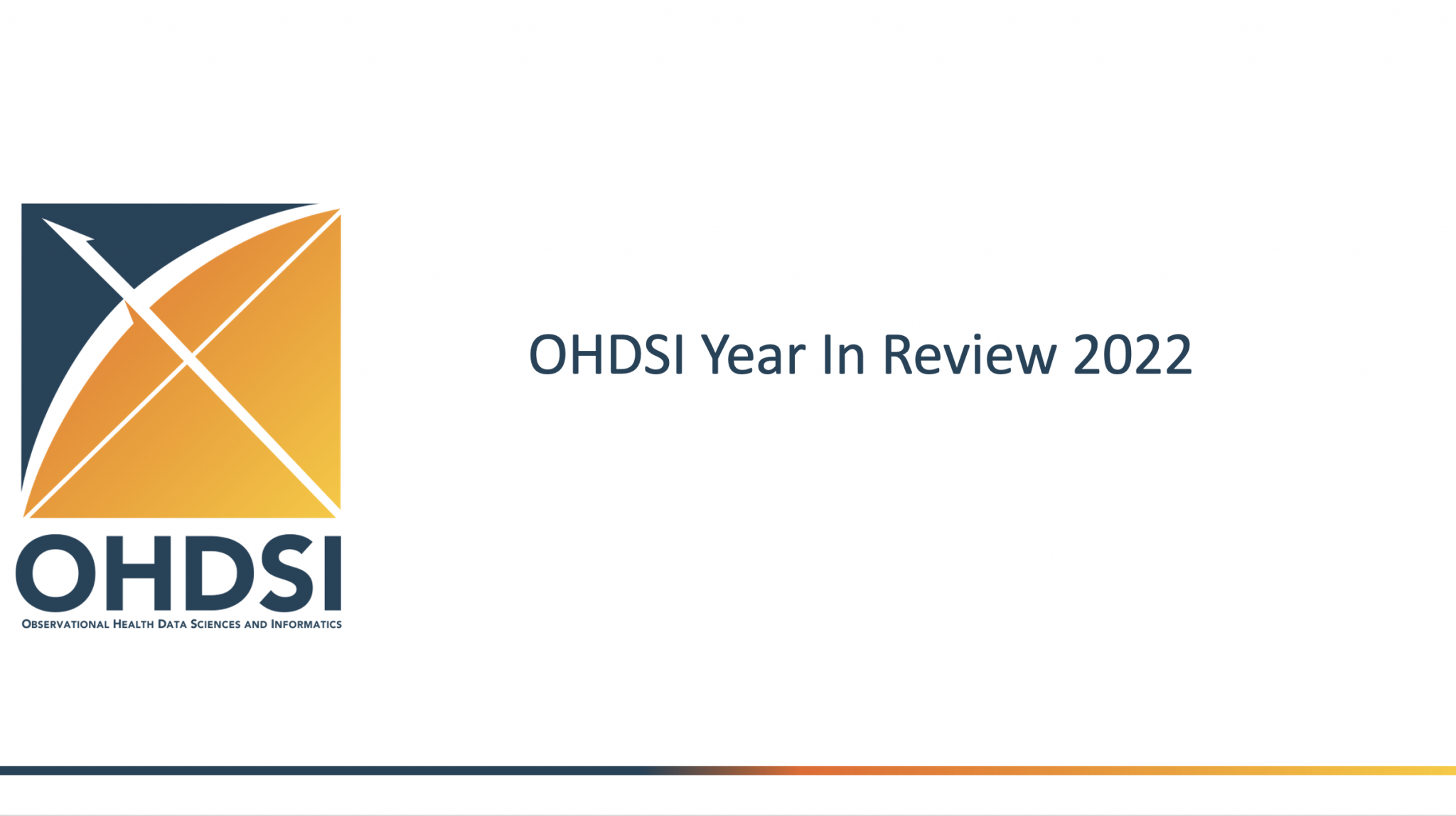 OHDSI News and Updates OHDSI
